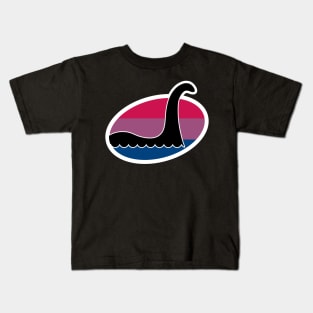 Bisexual Nessie Cryptid Pride Kids T-Shirt